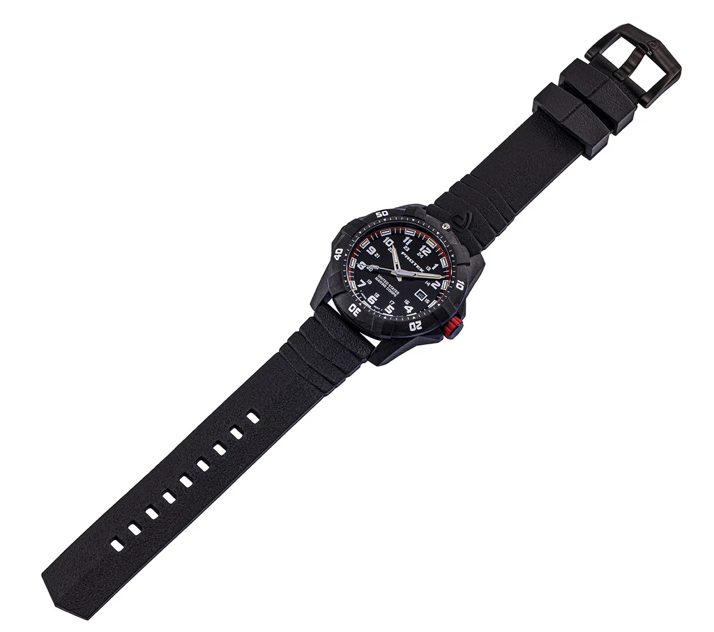 Carbon Composite Dive Series 1010 USMC SVART RÖD MED SVART ARMBAND / 1 ST / EN STL