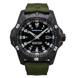 Carbon Composite Dive Series 1010 USMC SVART GRÖN MED GRÖNT ARMBAND / 1 ST / EN STL