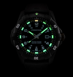 Carbon Composite Dive Series 1010 USMC SVART GRÖN MED GRÖNT ARMBAND / 1 ST / EN STL