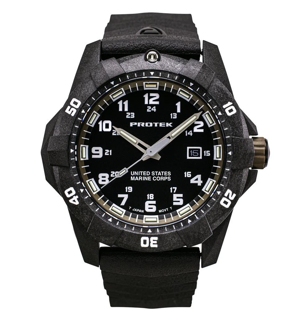 Carbon Composite Dive Series 1010 USMC SVART D SAND MED SVART ARMBAND / 1 ST / EN STL