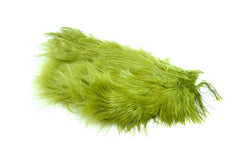 Mini Birds Fur WHITE DYED OLIVE / ONE SIZE
