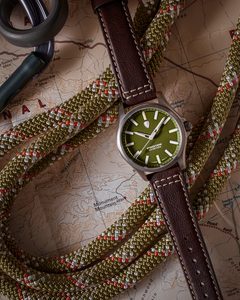 ProTek Field Series 3000 Titan TITAN BLÅ URTAVLA DARK TAN LÄDERARMBAND / 1 ST / EN STL