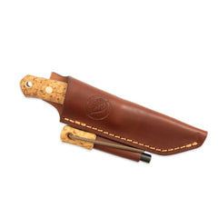 No.8 Swedish Forest Knife Masurbjörk MASURBJÖRK MED TÄNDSTÅL / ONE SIZE