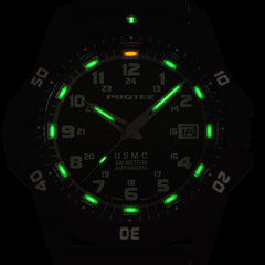 Protek Automatic Carbon USMC Dive Series 1210 SVART D SAND MED SVART ARMBAND / 1 ST / EN STL