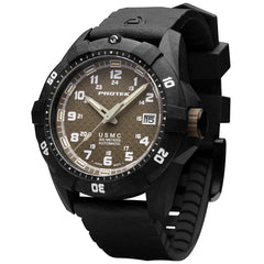 Protek Automatic Carbon USMC Dive Series 1210 SVART D SAND MED SVART ARMBAND / 1 ST / EN STL