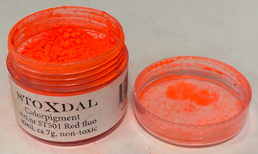 Färgpigment RÖD FLUO / 40 ML