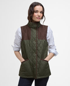Keeper Gilet Vest Women OLIVE/ANCIENT TARTAN / 12
