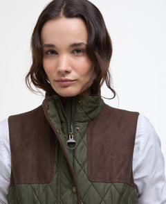 Keeper Gilet Vest Women OLIVE/ANCIENT TARTAN / 12