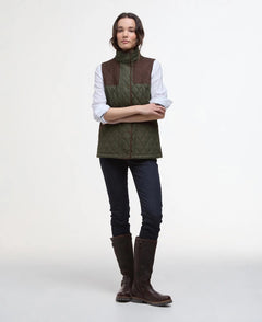 Keeper Gilet Vest Women OLIVE/ANCIENT TARTAN / 12