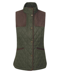 Keeper Gilet Vest Women OLIVE/ANCIENT TARTAN / 16