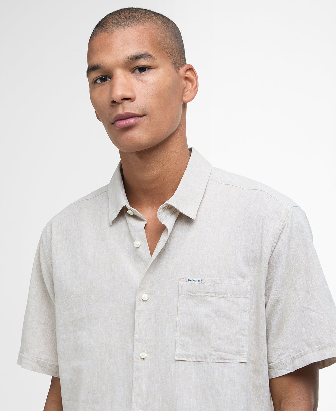 Nelson SS Summer Fit Shirt Men STONE / L