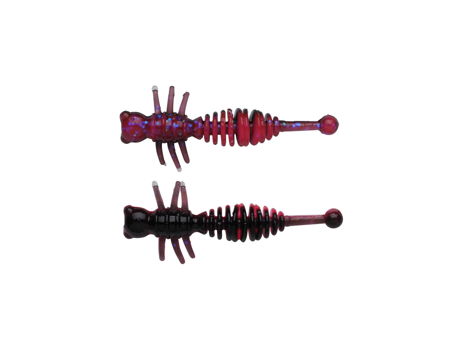 Larvae SALMON EGG RED/BLACK / 4 CM