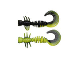 Curly BLACK SUNSET YELLOW / 4 CM