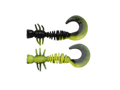 Curly BLACK SUNSET YELLOW / 4 CM