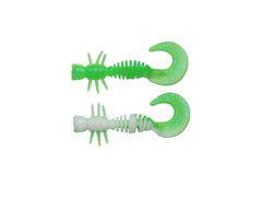 Curly SPRING GREEN WHITE / 4 CM