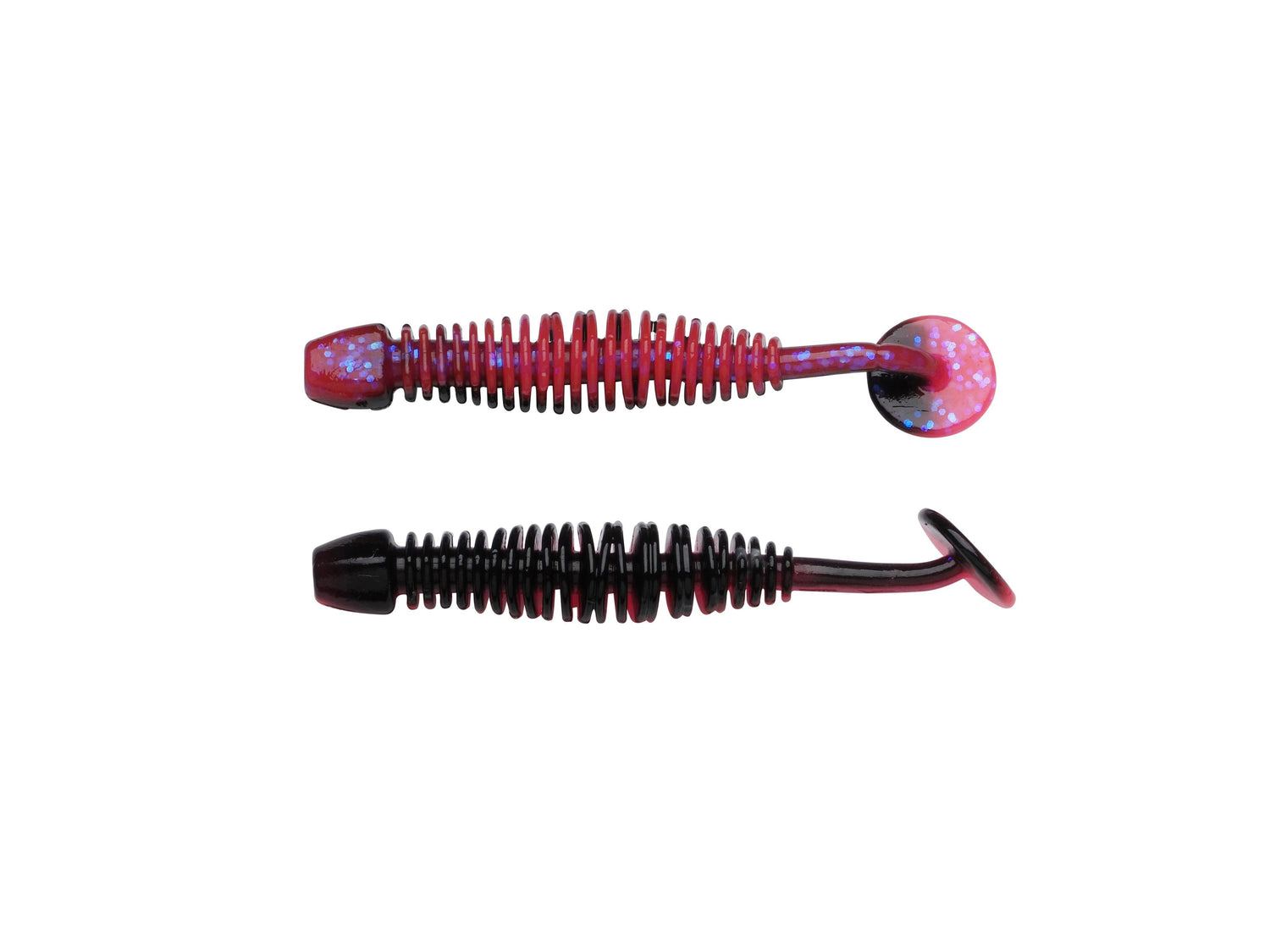 Leech SALMON EGG RED/BLACK / 5 CM