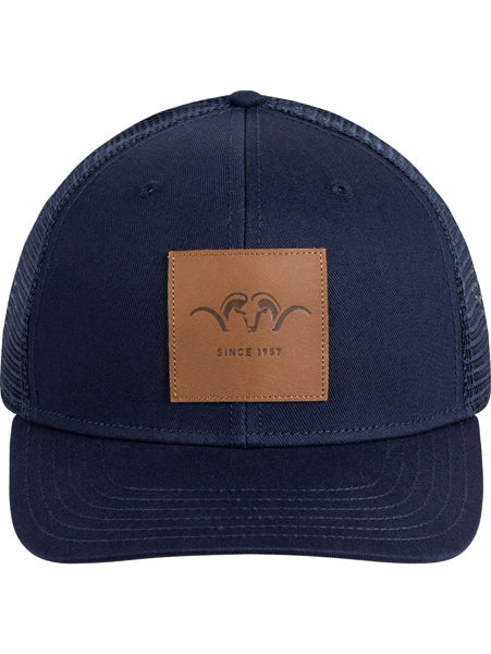 Blaser Leather Badge Cap DARK BLUE / ONE SIZE