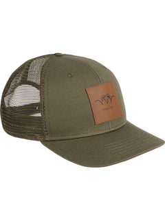 Blaser Leather Badge Cap DARK OLIVE / ONE SIZE