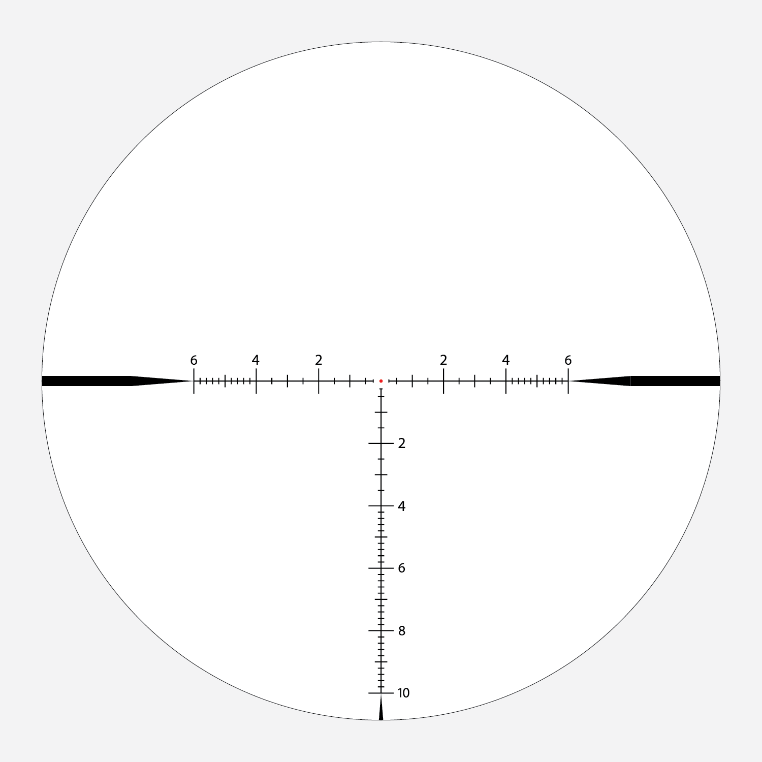 Ares HLR 4-24x50 SFP MIL Belyst Kikarsikte