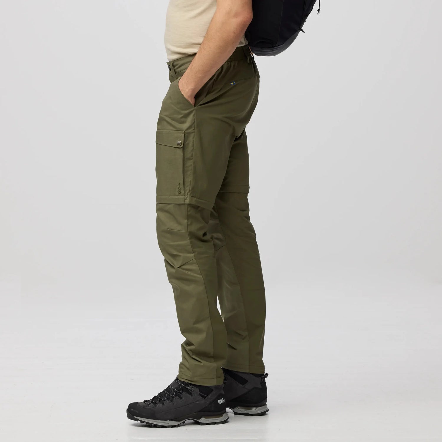 Abisko Hybrid Trail Trousers Zip-off Herr