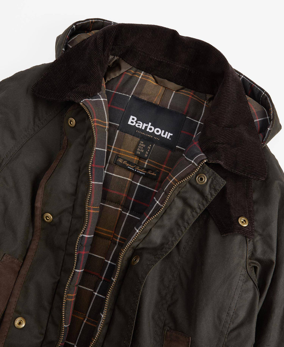 Barbour Bower Wax Jacket Dam