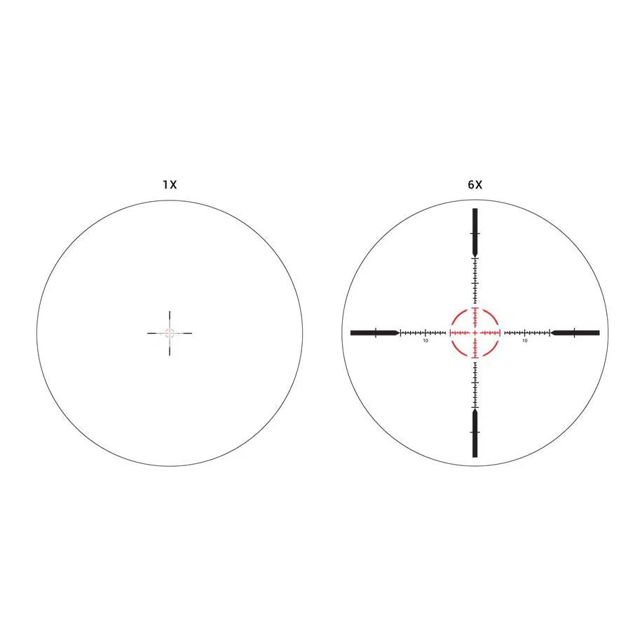 Cronus HD 1-6x24 FFP MIL/MIL Belyst Kikarsikte