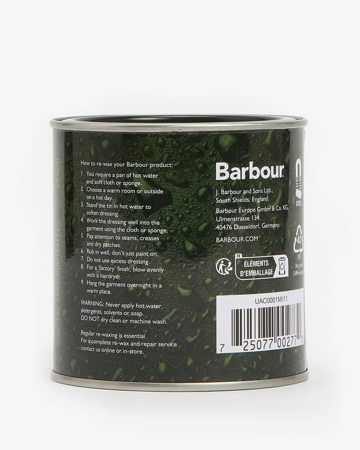 Barbour Thornproof Dressing Wax