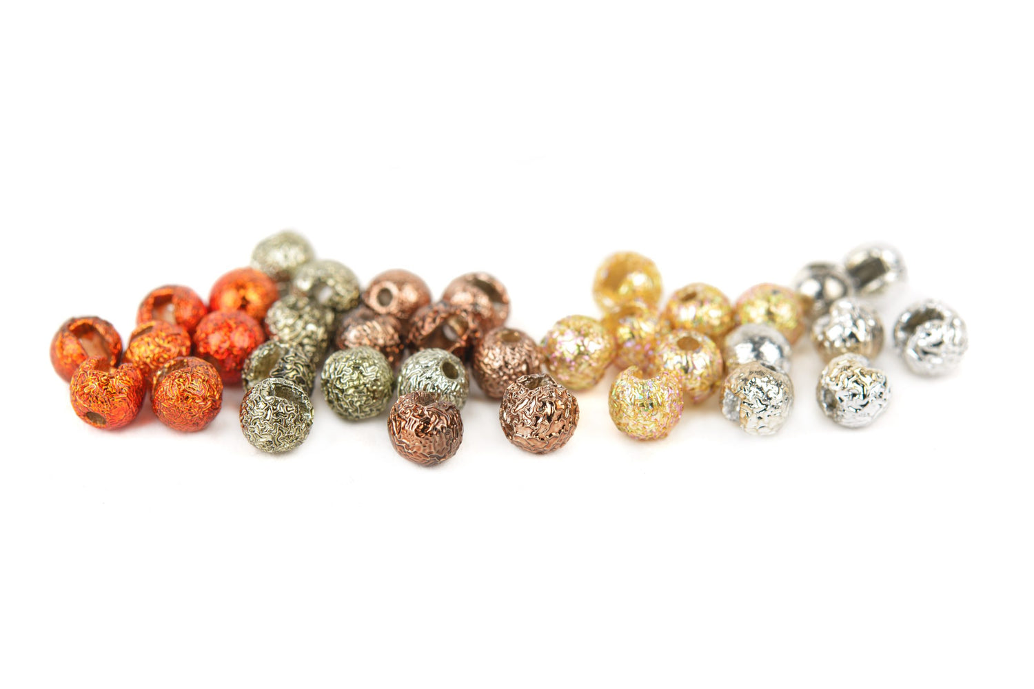 Gritty Slotted Tungsten Beads