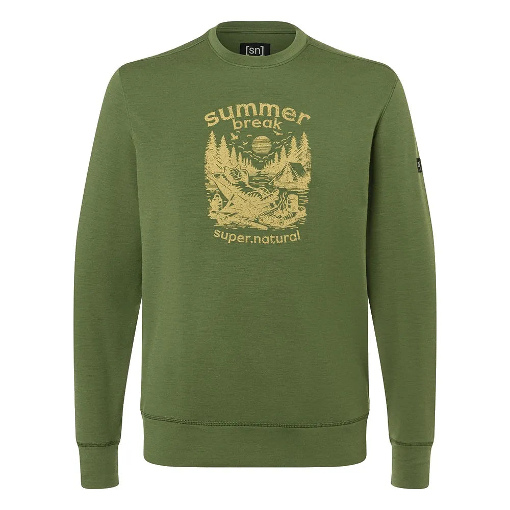 Mens sweatshirt Summer Break crew