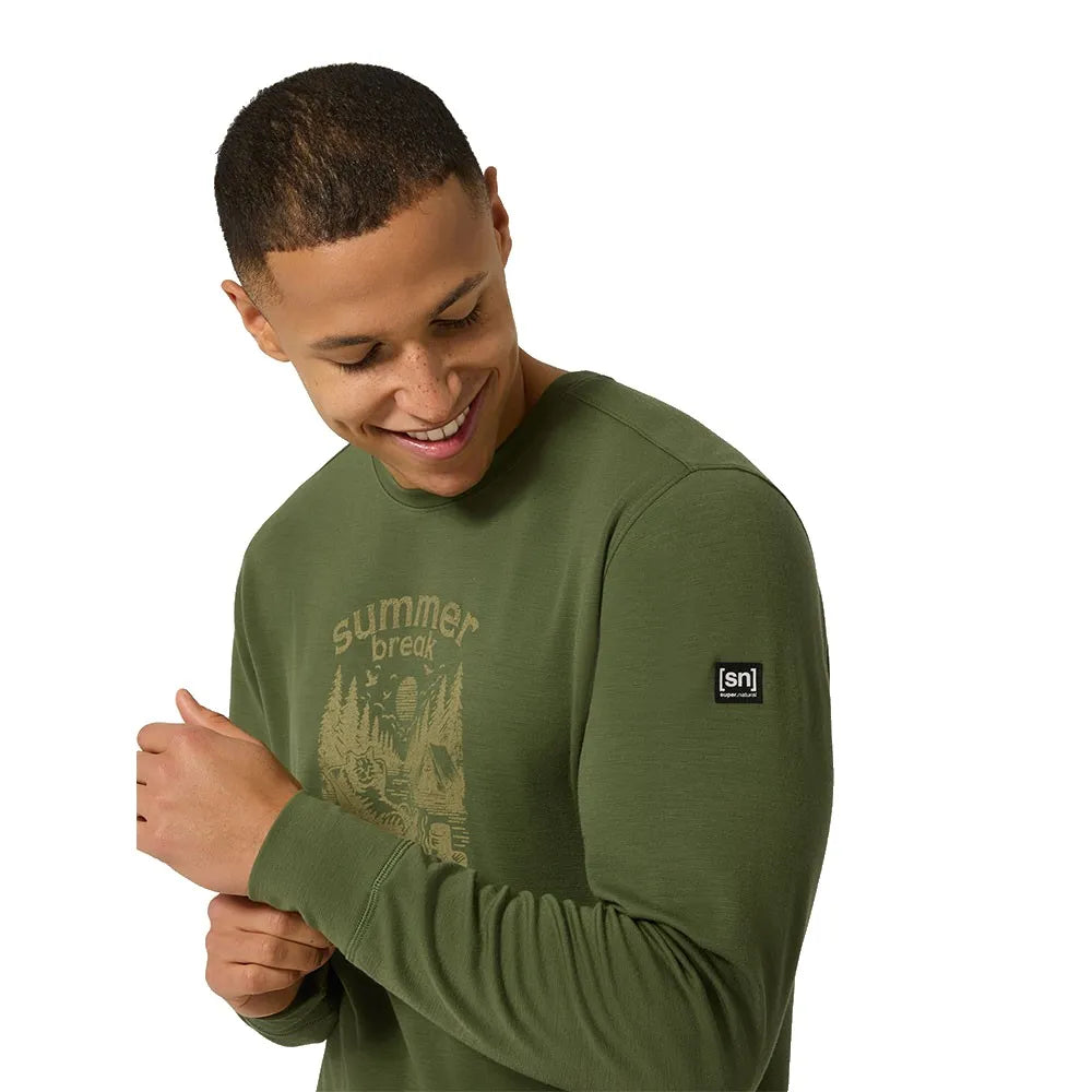 Mens sweatshirt Summer Break crew