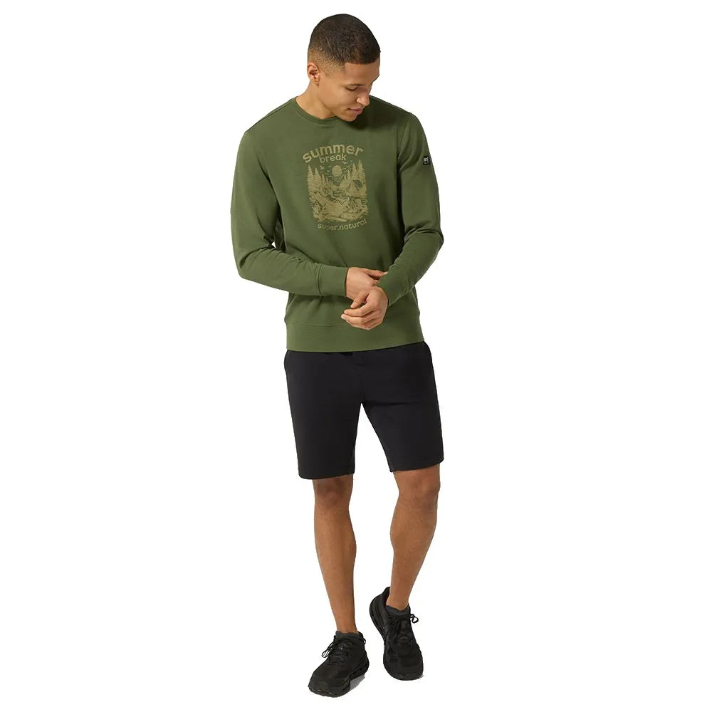 Mens sweatshirt Summer Break crew