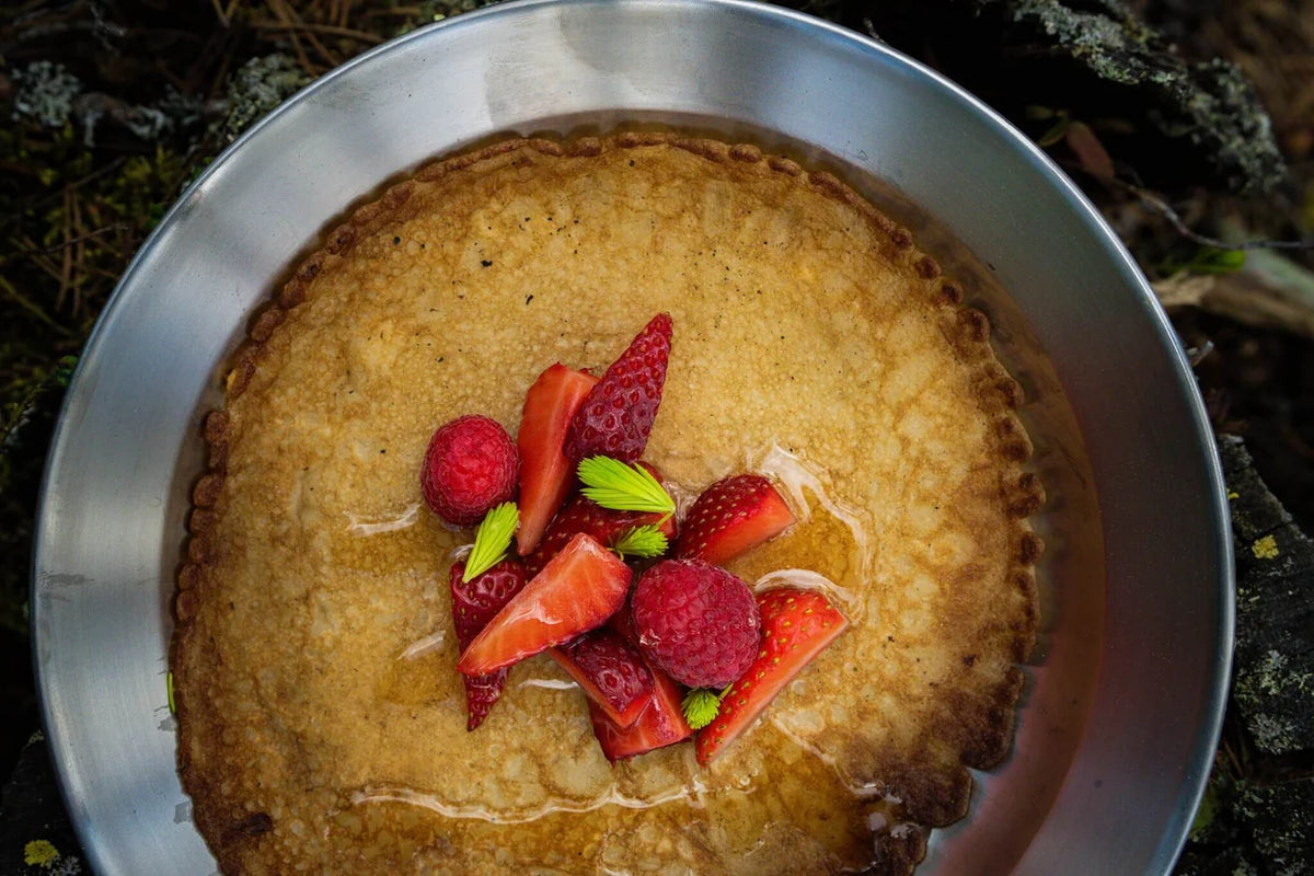 Pannkaksmix med blåbärssirap