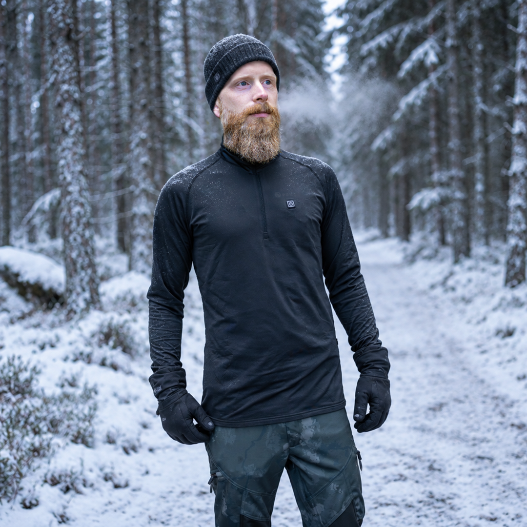 CoreHeat midlayer underställströja, inkl batteri
