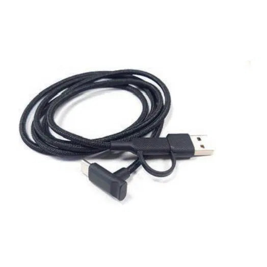 USB Kabel USB-A/USB-C to USB-C angle