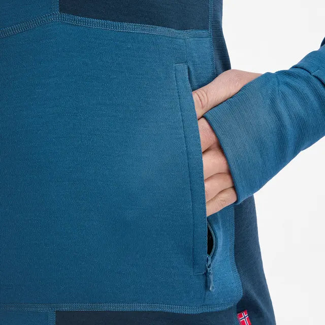 WarmWool Hoodsweater w/zip Women