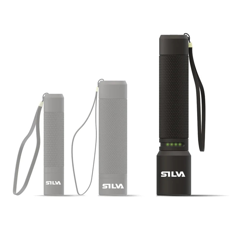 Ficklampa Zoom 1000 med uppladdningsbart batteri