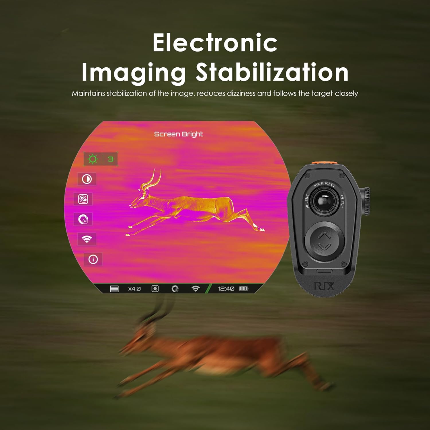 Pocket K3 384x288, 15 mm Värmekamera