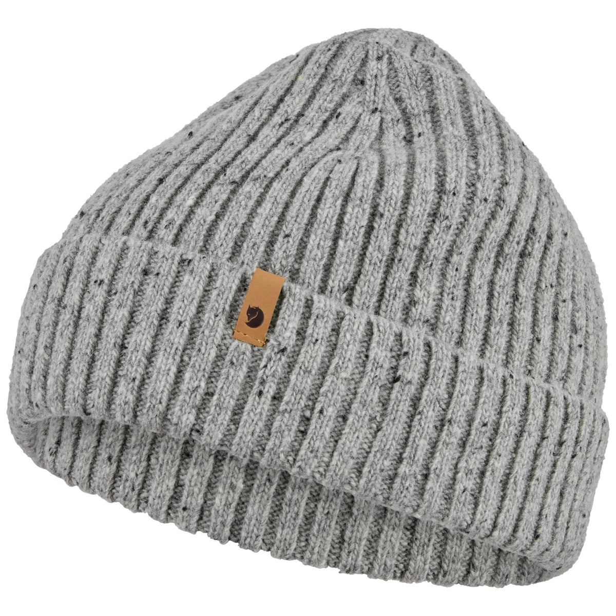 Övik Neps Beanie - ribbstickad mössa i merinoull