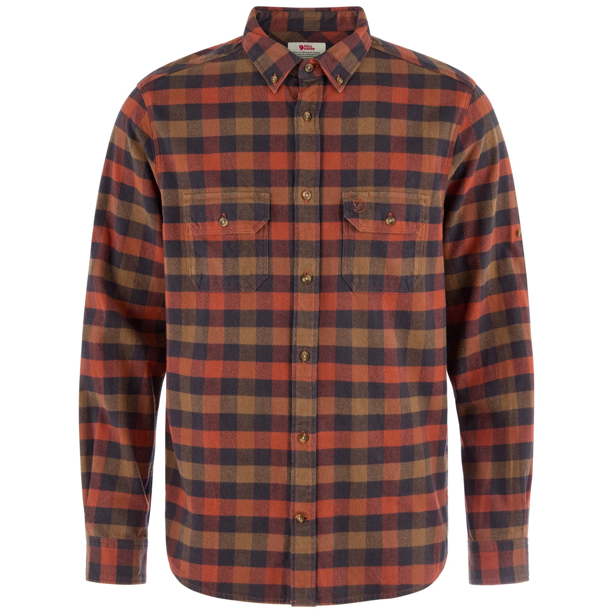 Skog Relaxed Shirt M - Flanellskjorta i ekologisk bomull