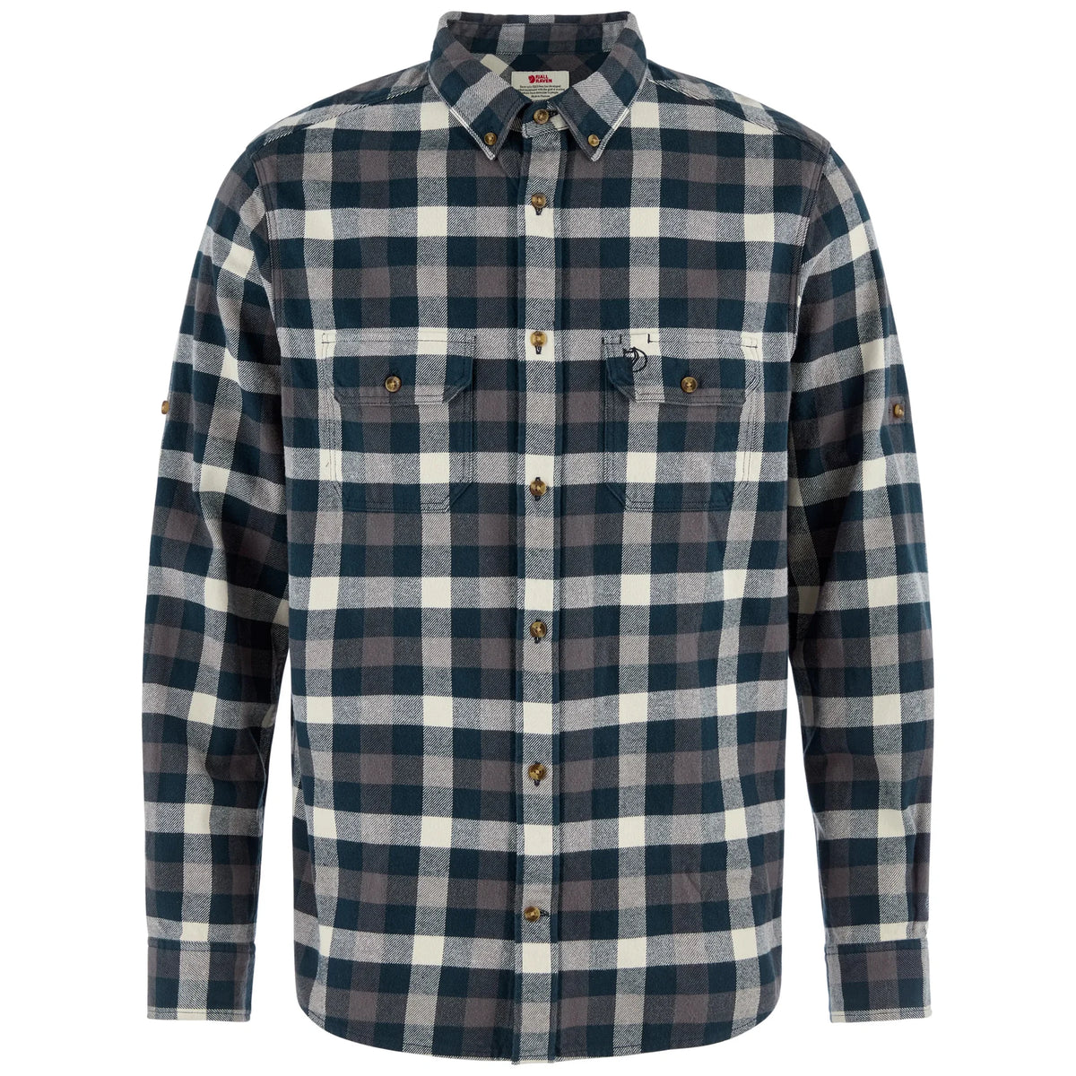 Skog Relaxed Shirt M - Flanellskjorta i ekologisk bomull